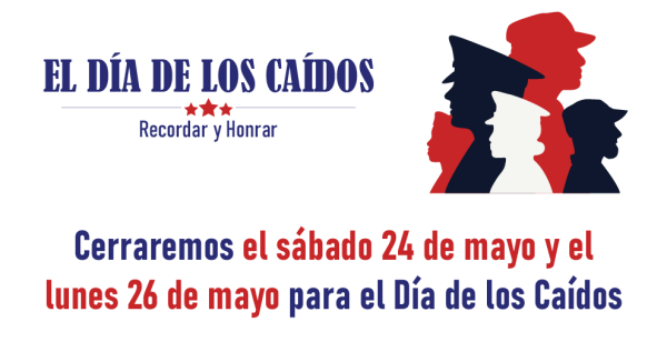 Cerrado por el Dia de los Caidos